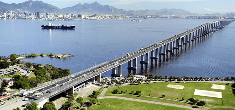  Desafios no projeto, obra, manutenção e reforço da Ponte Rio-Niterói