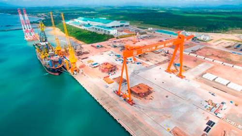 Estaleiro Jurong venceu a concorrência para a construção do navio da Marinha