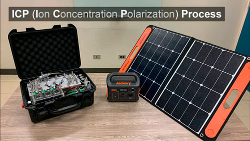 Dessalinizador portátil cabe em uma maleta e funciona a energia solar