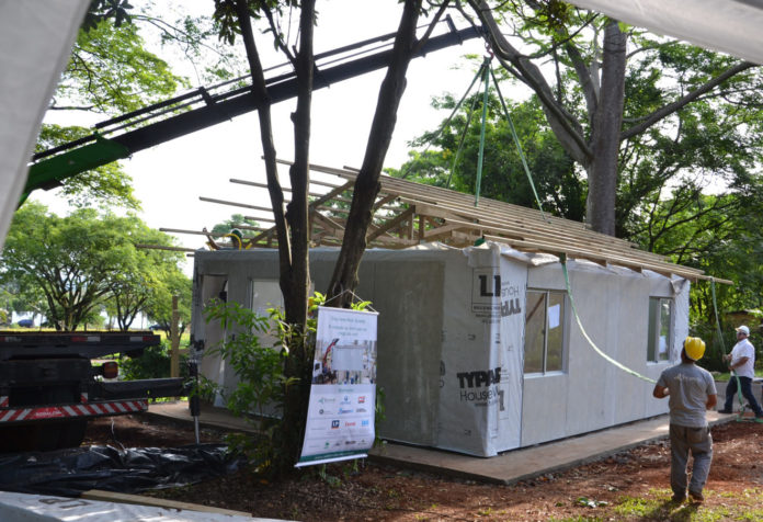 Casa sustentável pode ser construída em menos de três horas – e por um preço mais barato do que as convencionais