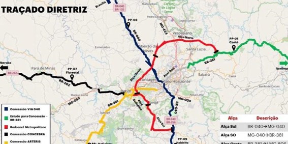 Governo de Minas assina contrato de concessão do Rodoanel da Região Metropolitana