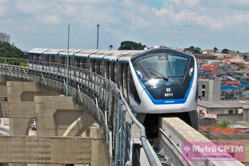 Novos trens de monotrilho da Linha 15-Prata serão fabricados na China