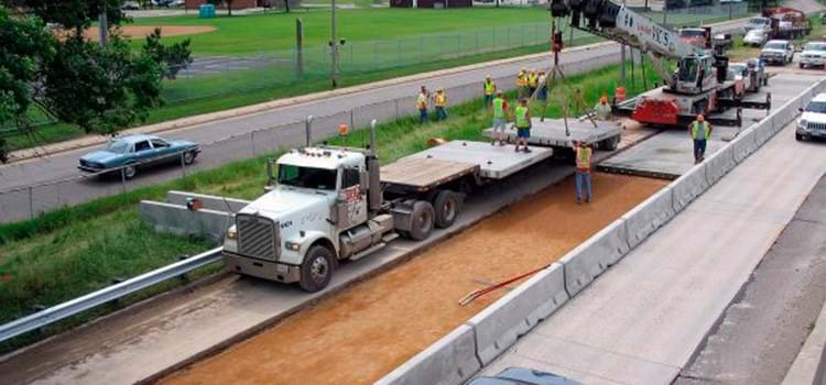 Pavimento de concreto pré-fabricado padroniza rodovias