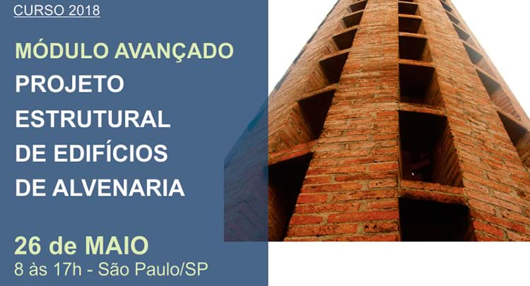 Novo: módulo avançado do curso sobre projeto estrutural de edifícios de alvenaria