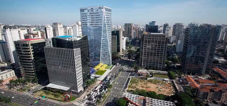 Edifício comercial em São Paulo, terá os primeiros elevadores com velocidade de 7 metros por segundo da Thyssenkrupp