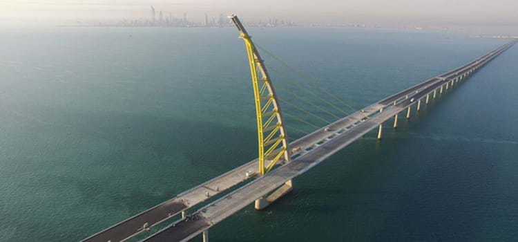 Ponte mais longa do mundo está prestes a ser concluída no Kuwait 