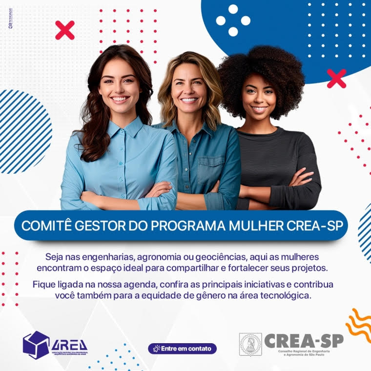 Conheça a nova formação do Comitê do Programa Mulher do Crea-SP