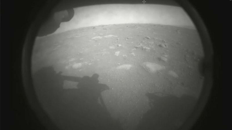 A primeira imagem de Marte do robô Perseverance, da Nasa