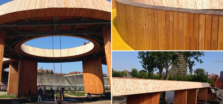  Moradores se unem para construir ponte de madeira com crowdfunding