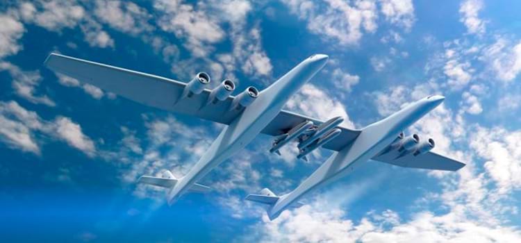 Confundador da Microsoft apresenta o maior avião do mundo – que será capaz de transportar uma nave espacial