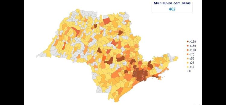 Estudo mostra a vantagem de quarentenas alternadas em cidades paulistas