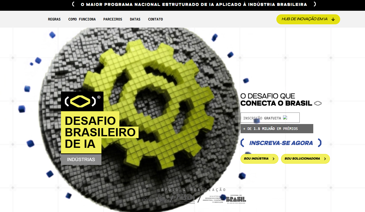 Maior premiação nacional de IA para indústrias é lançada no Parque Tecnológico de Sorocaba e abre inscrições  