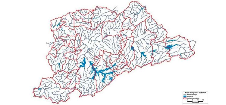 Lançada cartografia atualizada da rede hidrográfica metropolitana