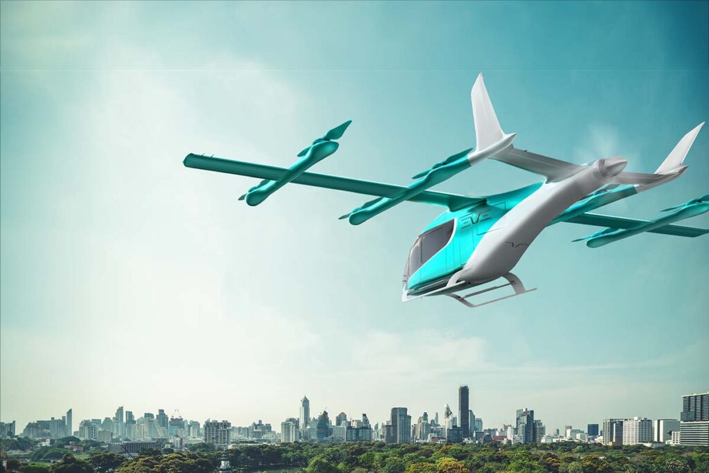 Eve, da Embraer, aumenta capital em US$ 94 milhões para desenvolver o eVTOL brasileiro