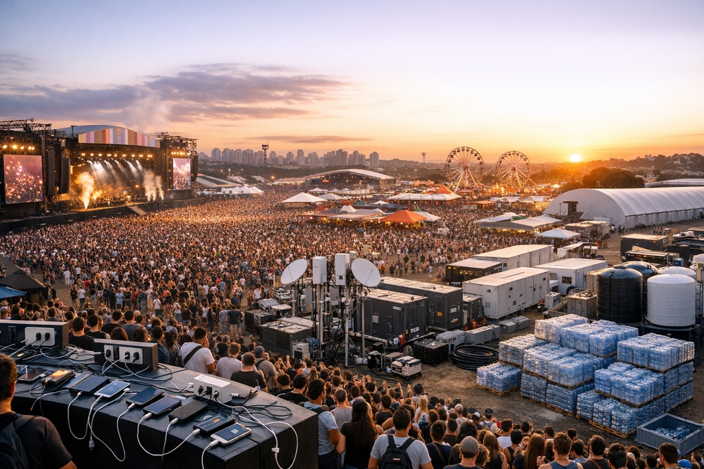 Os números e curiosidades por trás da infraestrutura do Lollapalooza 2026 