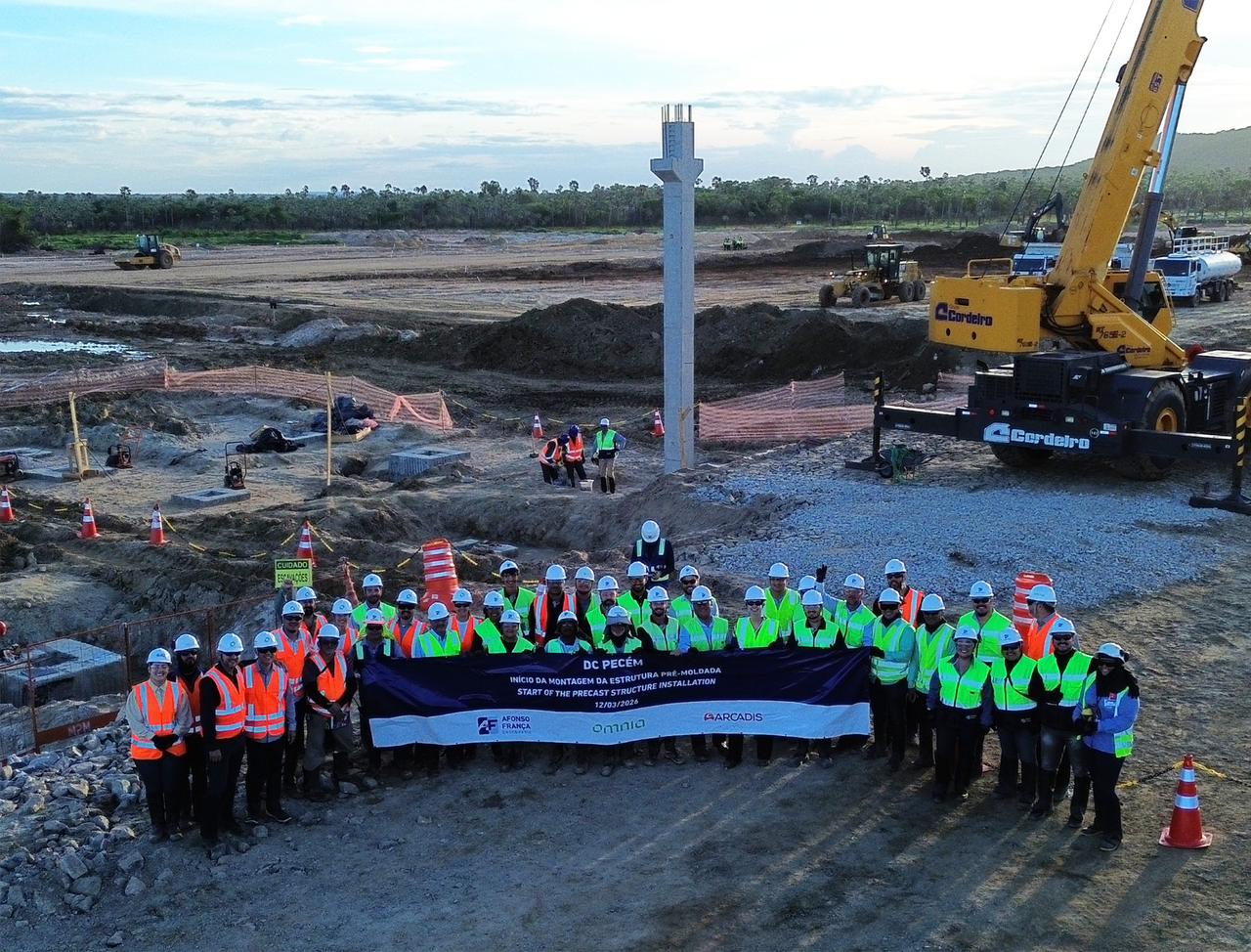Grupo Cordeiro inicia montagem de estrutura do maior data center da América Latina no Pecém (CE)