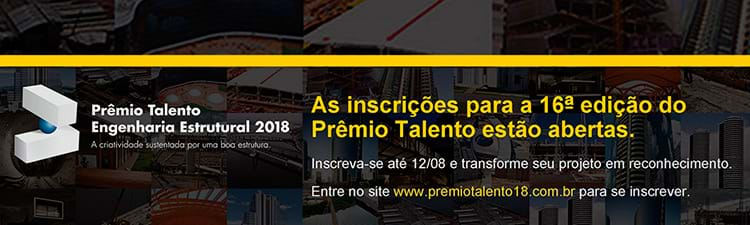 Prêmio Talento Engenharia Estrutural 2018 com inscrições abertas 