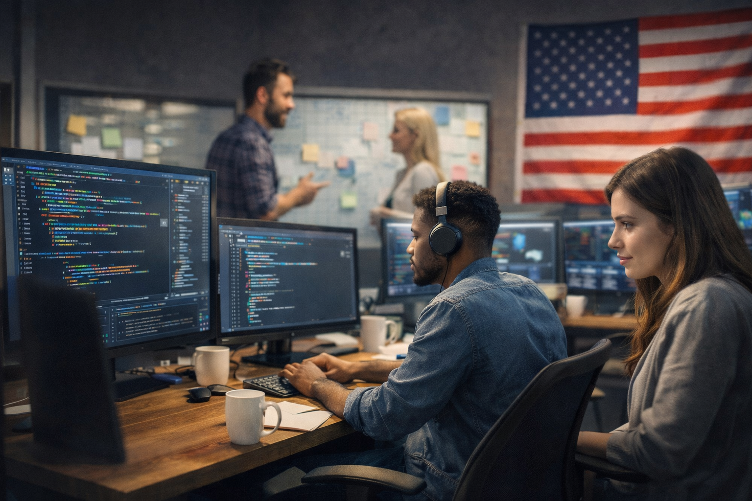 Alta demanda e salários expressivos mantêm tecnologia como porta de entrada para o mercado americano