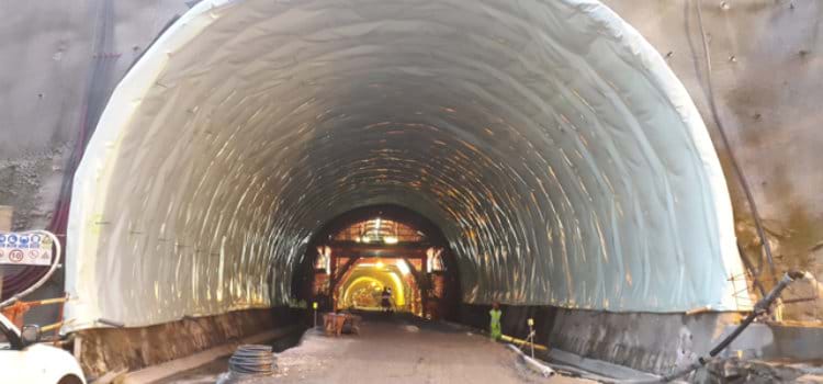  Impermeabilização e drenagem do túnel do Marão a cargo da Sotecnisol Engenharia