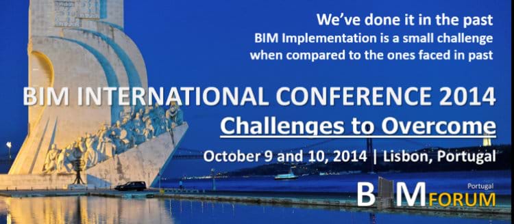  II Conferência Internacional BIM, dias 9 e 10 de Outubro de 2014