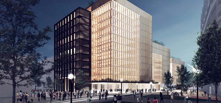 Maior edifício corporativo de madeira dos EUA será construído em Newark