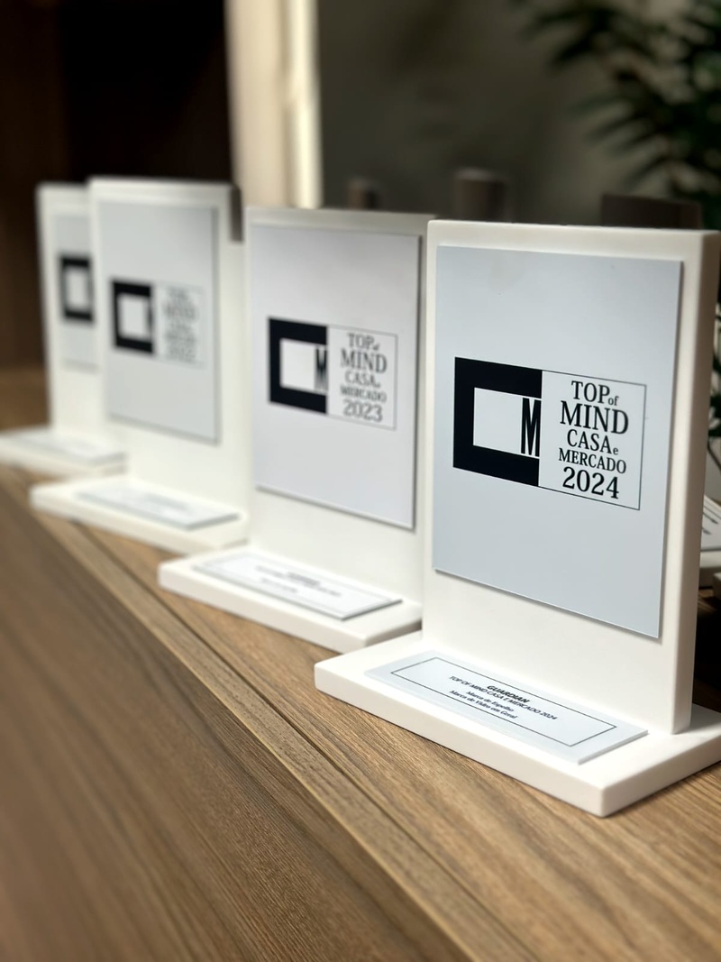 Guardian recebe o Prêmio “Top of Mind Casa e Mercado"  pela 22ª vez consecutiva