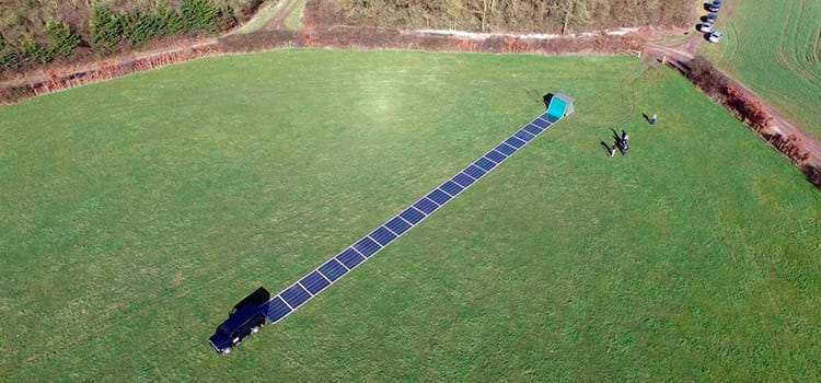 Tapete-solar é capaz de fornecer energia limpa em apenas 2 minutos