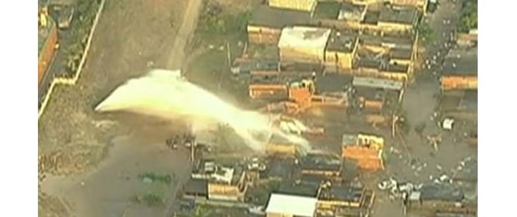 Envelhecimento da tubulação é a provável causa do rompimento de adutora