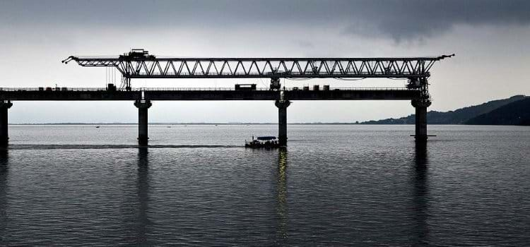  Ponte de Laguna antecipa cronograma em cinco meses