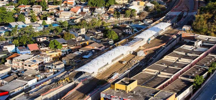 Obras da via expressa Transolímpica chegam a 60% de conclusão