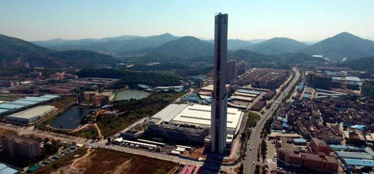 Thyssenkrupp inaugura torre de testes de alta velocidade na China, elevador alcançará até 18 m/s  