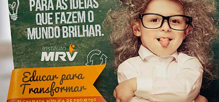 Instituto MRV lança Educar para Transformar – 3ª Chamada Pública de Projetos